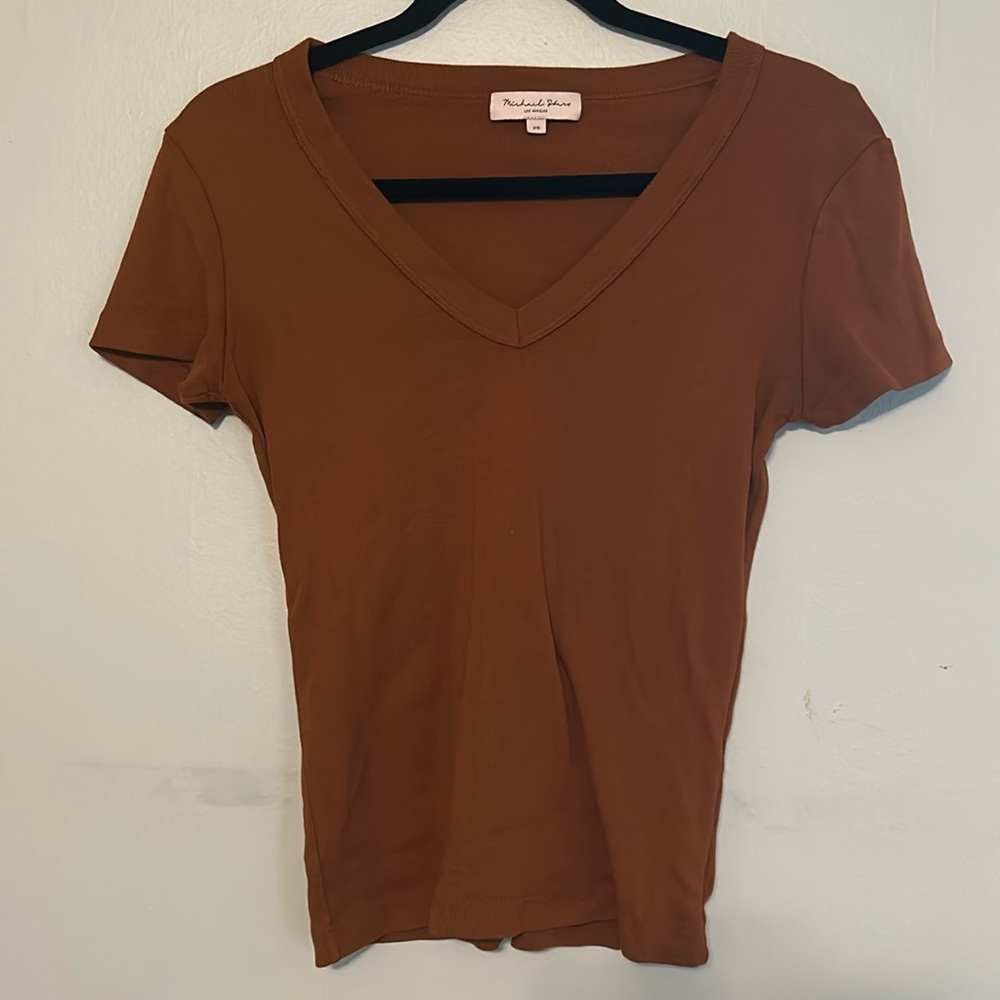 Michael Stars v neck t-shirt size XS worn once